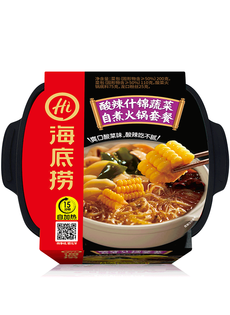 Spicy & Sour Vegetable Self-heating Hot Pot Meal